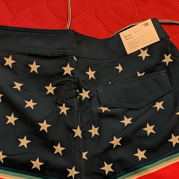 Goodfellow swim trunks - board shorts- patriotic - Picture 4 of 4